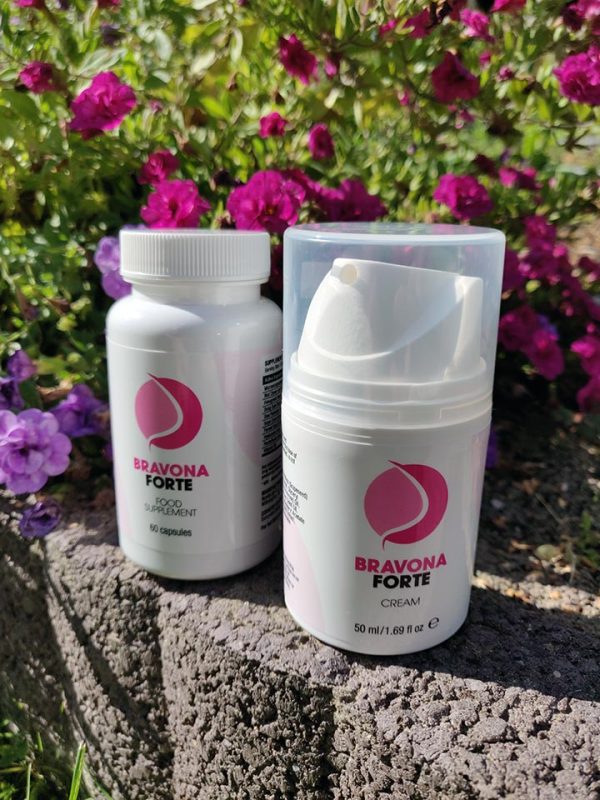 Bravona Forte naturalny suplement diety do powiększania piersi, ujędrnianie, poprawa kształtu, Pueraria Mirifica, fitoestrogeny, kozieradka, czerwona koniczyna, wild yam
