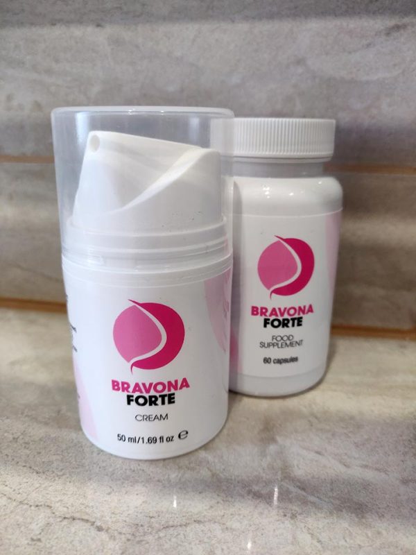 Bravona Forte naturalny suplement diety do powiększania piersi, ujędrnianie, poprawa kształtu, Pueraria Mirifica, fitoestrogeny, kozieradka, czerwona koniczyna, wild yam