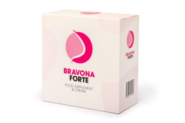 Bravona Forte naturalny suplement diety do powiększania piersi, ujędrnianie, poprawa kształtu, Pueraria Mirifica, fitoestrogeny, kozieradka, czerwona koniczyna, wild yam