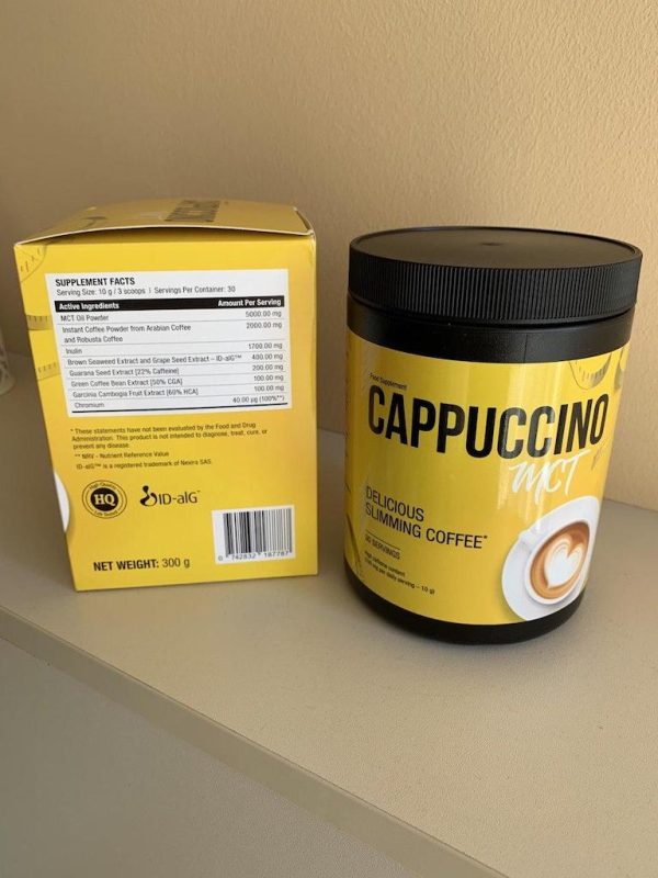Cappucino MCT, Przyspieszenie spalania tłuszczu, Kontrola apetytu, Wzrost energii i koncentracji, Wspomaganie zdrowia metabolicznego, olej mct, ekstrakt z kawy, inulina, guarana, suplement diety, odchudzanie, kontrola apetytu, przyspieszenie metabolizmu, naturalne składniki, spalanie tłuszczu, redukcja wagi