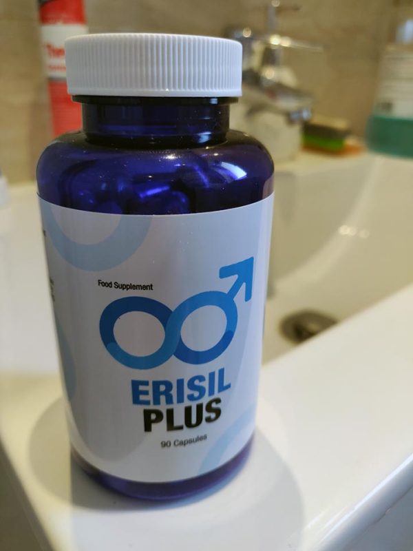 Erisil Plus idealny na potencję, poprawa krążenia krwi, zwiększenie poziomu testosteronu, wzmacnia libido, ochrona prostaty, korzeń maca, palma sabałowa, buzdyganek naziemny, l-arginina, cynk