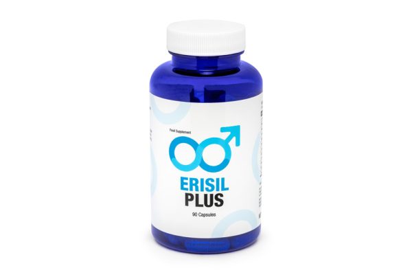 Erisil Plus idealny na potencję, poprawa krążenia krwi, zwiększenie poziomu testosteronu, wzmacnia libido, ochrona prostaty, korzeń maca, palma sabałowa, buzdyganek naziemny, l-arginina, cynk