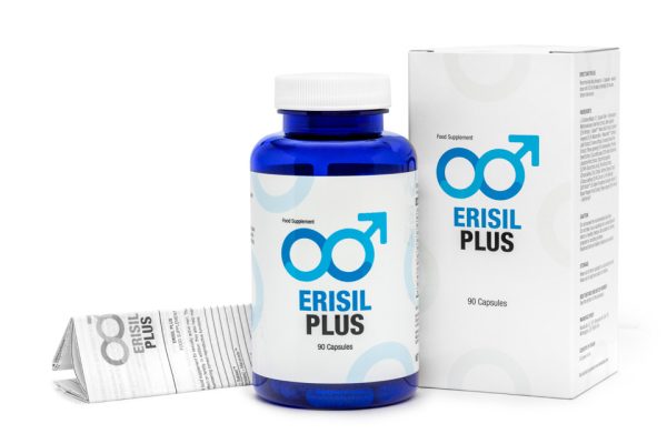 Erisil Plus idealny na potencję, poprawa krążenia krwi, zwiększenie poziomu testosteronu, wzmacnia libido, ochrona prostaty, korzeń maca, palma sabałowa, buzdyganek naziemny, l-arginina, cynk