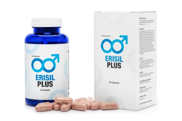 Erisil Plus idealny na potencję, poprawa krążenia krwi, zwiększenie poziomu testosteronu, wzmacnia libido, ochrona prostaty, korzeń maca, palma sabałowa, buzdyganek naziemny, l-arginina, cynk