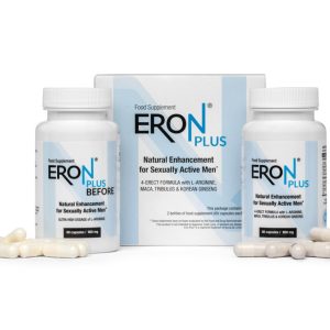 Erisil Plus idealny na potencję, poprawa krążenia krwi, zwiększenie poziomu testosteronu, wzmacnia libido, ochrona prostaty, l-arganina, maca, żeń-szeń, kozieradka, magnez