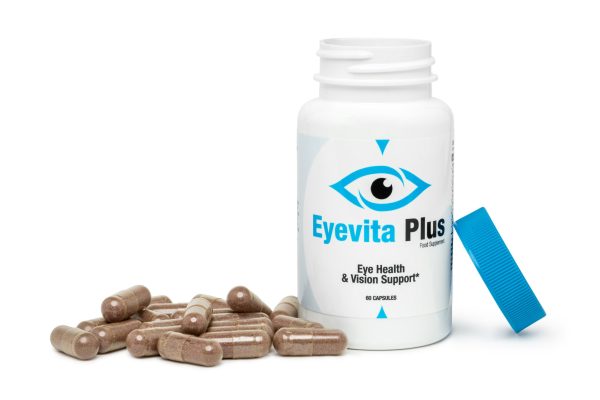 Eyevita Plus - zdrowie oczu, zdrowe oczy, ochrona przed promieniowaniem, poprawia ostrość widzenia, redukcja zmęczenia oczu, ochrona przed starzeniem, luteina, zeaksantyna, witamina a, witamina e, cynk, selen