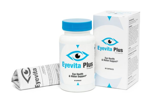 Eyevita Plus - zdrowie oczu, zdrowe oczy, ochrona przed promieniowaniem, poprawia ostrość widzenia, redukcja zmęczenia oczu, ochrona przed starzeniem, luteina, zeaksantyna, witamina a, witamina e, cynk, selen