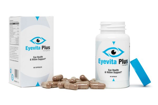 Eyevita Plus - zdrowie oczu, zdrowe oczy, ochrona przed promieniowaniem, poprawia ostrość widzenia, redukcja zmęczenia oczu, ochrona przed starzeniem, luteina, zeaksantyna, witamina a, witamina e, cynk, selen