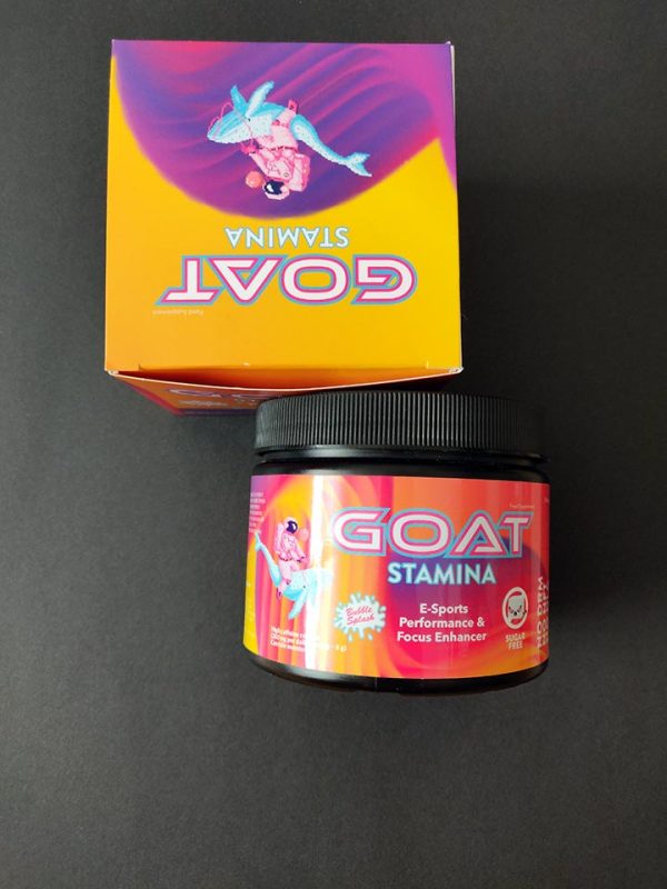 GOAT Stamina, Energia, napój energetyczny, skupienie, wydolność, regeneracja, l-teanina, kofeina, guarana, ashwaganda, witaminy B
