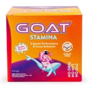 GOAT Stamina, Energia, napój energetyczny, skupienie, wydolność, regeneracja, l-teanina, kofeina, guarana, ashwaganda, witaminy B