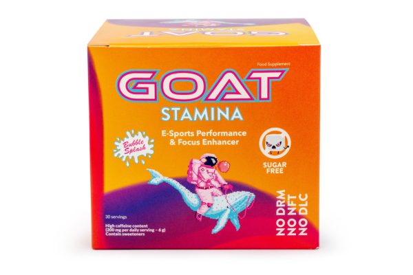GOAT Stamina, Energia, napój energetyczny, skupienie, wydolność, regeneracja, l-teanina, kofeina, guarana, ashwaganda, witaminy B