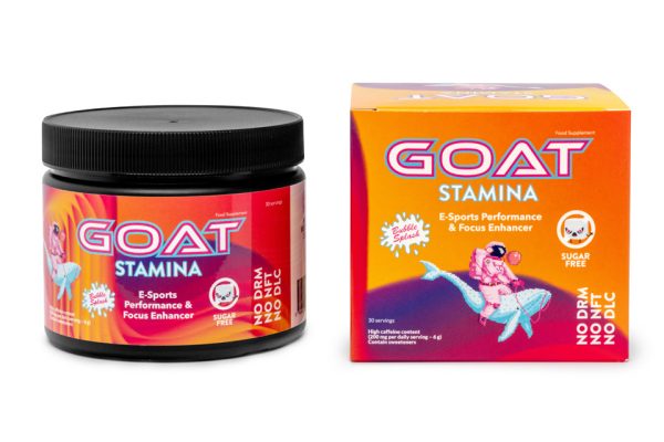 GOAT Stamina, Energia, napój energetyczny, skupienie, wydolność, regeneracja, l-teanina, kofeina, guarana, ashwaganda, witaminy B