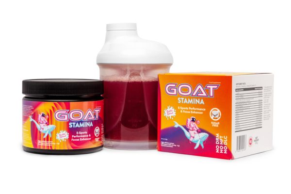 GOAT Stamina, Energia, napój energetyczny, skupienie, wydolność, regeneracja, l-teanina, kofeina, guarana, ashwaganda, witaminy B
