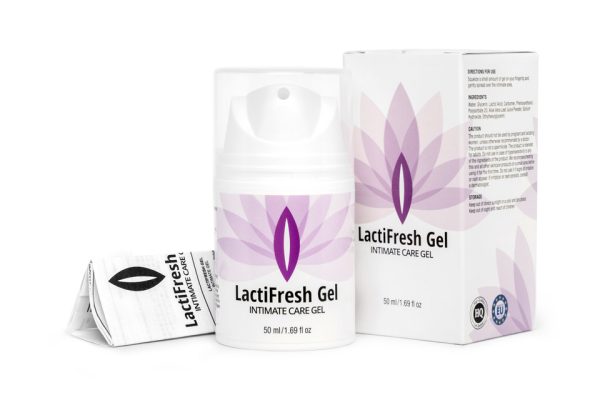 LactiFresh Gel - żel intymny nawilżający ochronny, flora bakteryjna, podrażnienia, infekcje, kwas mlekowy, aloes, nagietek