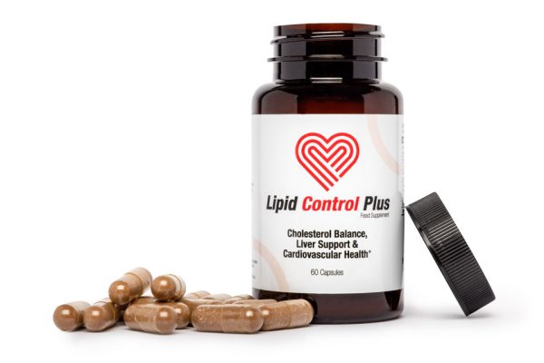 Lipid Control Plus, cholesterol, obniżenie poziomu cholesterolu LDL, podniesienie poziomu cholesterolu HDL, wsparcie zdrowia serca, ochrona naczyń krwionośnych, karczoch, liść oliwki europejskiej, monakolina K z czerwonego ryżu, berberyna, koenzym Q10, nasiona lnu