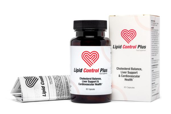 Lipid Control Plus, cholesterol, obniżenie poziomu cholesterolu LDL, podniesienie poziomu cholesterolu HDL, wsparcie zdrowia serca, ochrona naczyń krwionośnych, karczoch, liść oliwki europejskiej, monakolina K z czerwonego ryżu, berberyna, koenzym Q10, nasiona lnu