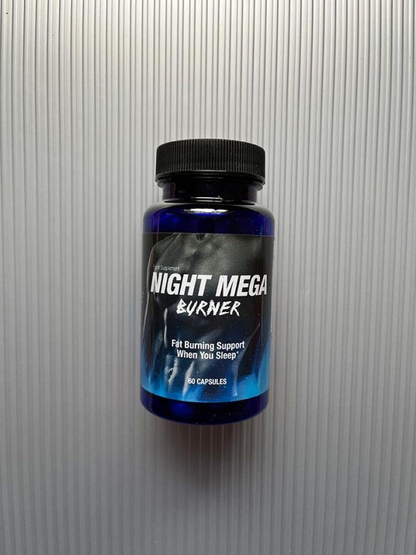 Night Mega Burner - odchudzanie, nocne spalanie tłuszczu, poprawa jakości snu, redukcja stresu i regeneracja, ashwaganda, melisa, l-teanina, l-tryptofan, zielona herbata, chrom