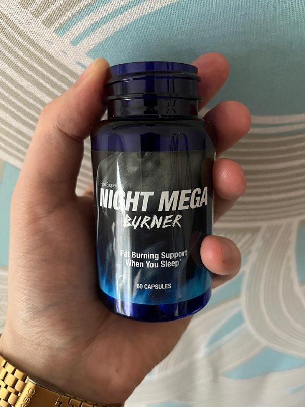 Night Mega Burner - odchudzanie, nocne spalanie tłuszczu, poprawa jakości snu, redukcja stresu i regeneracja, ashwaganda, melisa, l-teanina, l-tryptofan, zielona herbata, chrom