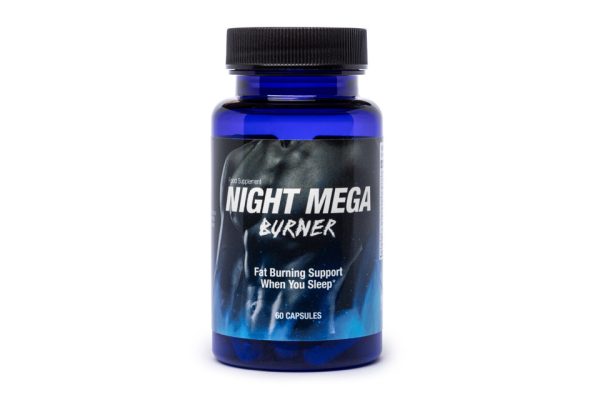 Night Mega Burner - odchudzanie, nocne spalanie tłuszczu, poprawa jakości snu, redukcja stresu i regeneracja, ashwaganda, melisa, l-teanina, l-tryptofan, zielona herbata, chrom