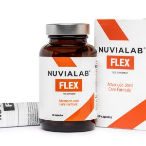 NuviaLab Flex – stawy, regeneracja i ochrona stawów, redukcja stanów zapalnych, poprawa elastyczności i mobilności, kolagen typu II, kurkuma, kodzidłowiec, witamina c, glukozamina, chondroityna, hialuronian sodu NuviaLab Flex - stawy, regeneracja i ochrona stawów, redukcja stanów zapalnych, poprawa elastyczności i mobilności, kolagen typu II, kurkuma, kodzidłowiec, witamina c, glukozamina, chondroityna, hialuronian sodu