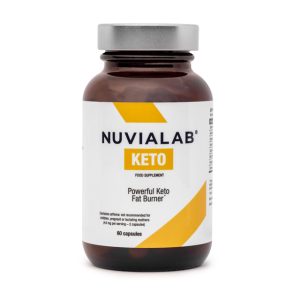 NuviaLab Keto - dieta ketogeniczna, odchudzanie, przyspieszenie ketozy, redukcja tkanki tłuszczowej, zwiększenie energii, poprawa kondycji i samopoczucia, mailna, zielona herbata, hca, guarana, chrom