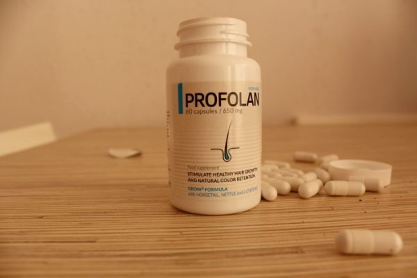 Profolan - na łysienie, wypadanie włosów, wzmocnienie włosów, stymulacja wzrostu nowych włosów, redukcja łysienia androgenowego, formuła Grow3, biotyna, miedź, witamina E, tauryna