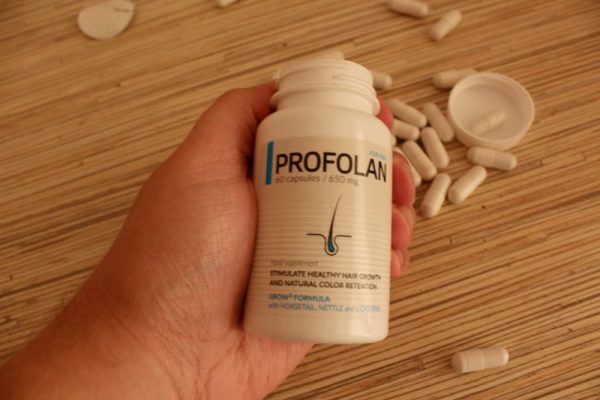 Profolan - na łysienie, wypadanie włosów, wzmocnienie włosów, stymulacja wzrostu nowych włosów, redukcja łysienia androgenowego, formuła Grow3, biotyna, miedź, witamina E, tauryna