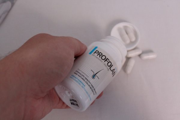 Profolan - na łysienie, wypadanie włosów, wzmocnienie włosów, stymulacja wzrostu nowych włosów, redukcja łysienia androgenowego, formuła Grow3, biotyna, miedź, witamina E, tauryna