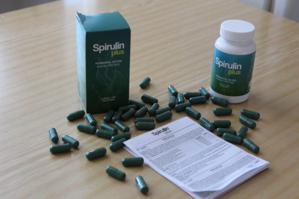 Spirulin Plus - oczyszczanie, odkwaszanie, detoksykacja organizmu, wzmocnienie układu odpornościowego, poprawa trawienia, wzrost energii i witalności, spirulina, pokrzywa, zielona herbata, chlorella, piperina