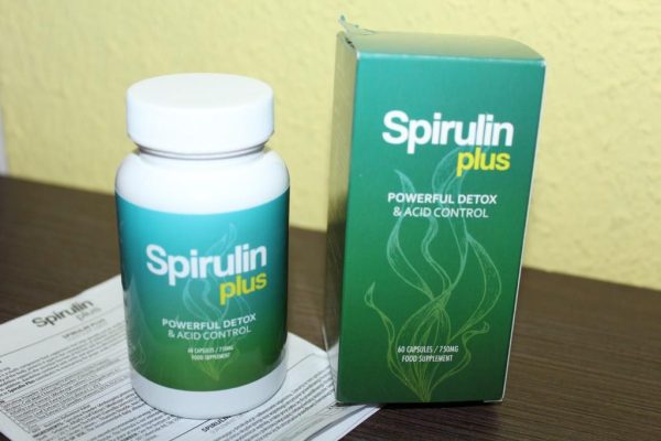 Spirulin Plus - oczyszczanie, odkwaszanie, detoksykacja organizmu, wzmocnienie układu odpornościowego, poprawa trawienia, wzrost energii i witalności, spirulina, pokrzywa, zielona herbata, chlorella, piperina