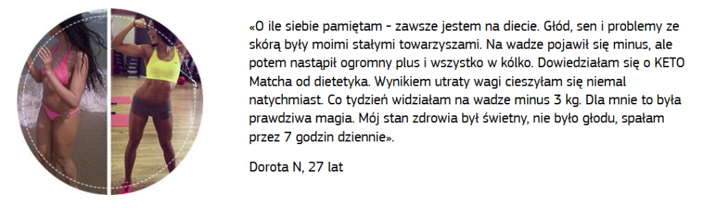 Keto Matcha Blue - dieta ketogeniczna, odchudzanie, kokos, zielona herbata, niebieska herbata, MCT, l-teanina, błonnik pokarmowy, redukuje masę ciała, metabolizm, energia, antyoksydant, kondycja