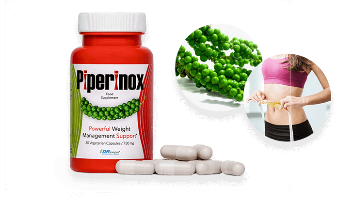 Piperinox - odchudzanie, piperyna, metabolizm, kontrola masy ciała, poprawa trawienia, detoksykacja organizmu, cynamon, imbir, gorzka pomarańcza, chrom