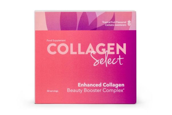 Collagen Select - przeciw starzeniu, odmładza skórę, regeneracja skóru, redukcja zmarszczek, nawilżenie i odżywienie, wzmocnienie włosów i paznokci, verisol, witamina C, niacyna, biotyna, cynk, miedź, ostropest