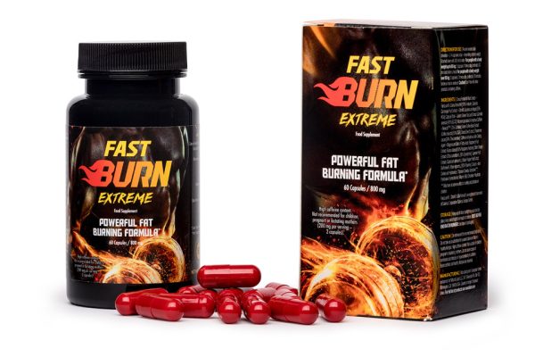 Fast Burn Extreme - spalacz tłuszczu, odchudzanie, metabolizm, kontrola apetytu, zielona herbata, gorzka pomarańcza, kofeina, chrom, cayenne, witamina b6