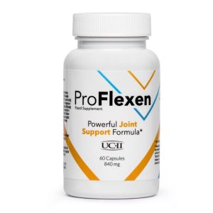 ProFlexen - zdrowe stawy, bóle stawów, regeneracja chrząstki stawowej, redukcja stanu zapalnego, długotrwała ochrona stawów, kolagen typu II, glukozamina, chondroityna, kodzidłowiec, witamina c, imbir
