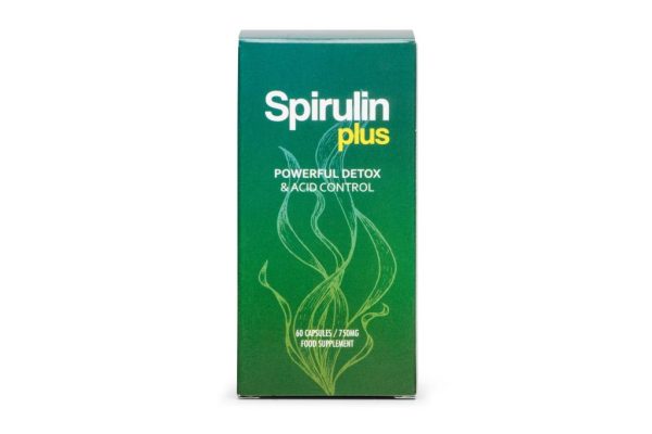 Spirulin Plus - oczyszczanie, odkwaszanie, detoksykacja organizmu, wzmocnienie układu odpornościowego, poprawa trawienia, wzrost energii i witalności, spirulina, pokrzywa, zielona herbata, chlorella, piperina