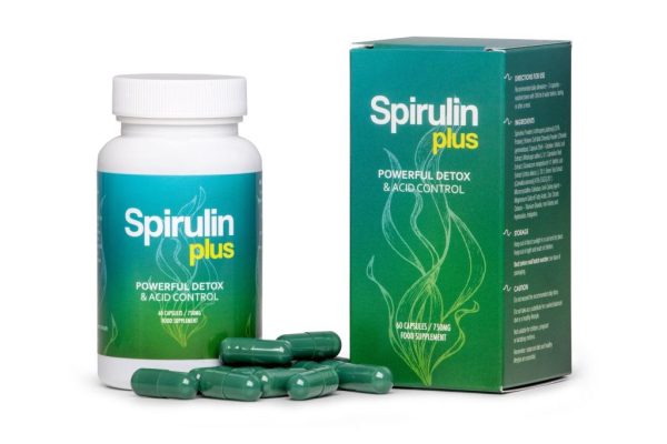 Spirulin Plus - oczyszczanie, odkwaszanie, detoksykacja organizmu, wzmocnienie układu odpornościowego, poprawa trawienia, wzrost energii i witalności, spirulina, pokrzywa, zielona herbata, chlorella, piperina