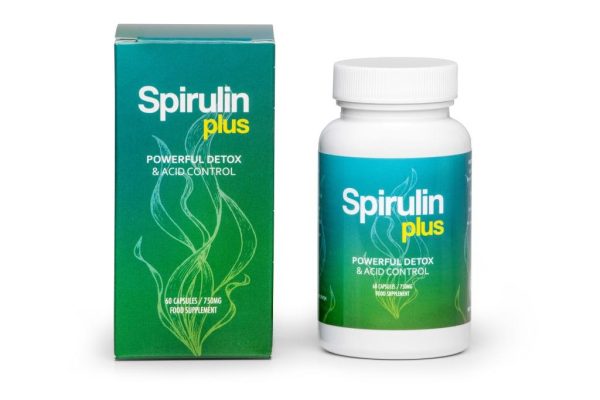 Spirulin Plus - oczyszczanie, odkwaszanie, detoksykacja organizmu, wzmocnienie układu odpornościowego, poprawa trawienia, wzrost energii i witalności, spirulina, pokrzywa, zielona herbata, chlorella, piperina
