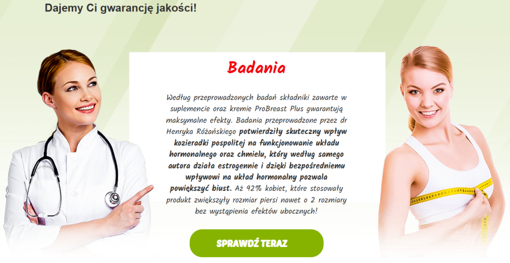 ProBreast Plus - powiększenie i pielęgnacja piersi, powiększenie biustu, ujędrnienie skóry, wspieranie równowagi hormonalnej, bezpieczeństwo, kozieradka, olej z wiesiołka, palma sabałowa, chmiel, witamina e