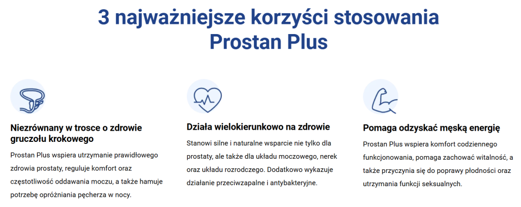 Prostan Plus - prostata, łagodzenie objawów prostaty, wsparcie układu moczowego, ochrona przed dalszym przerostem, poprawa jakości życia, palma sabałowa, pestki z dyni, likopen, witamina e, selen, cynk