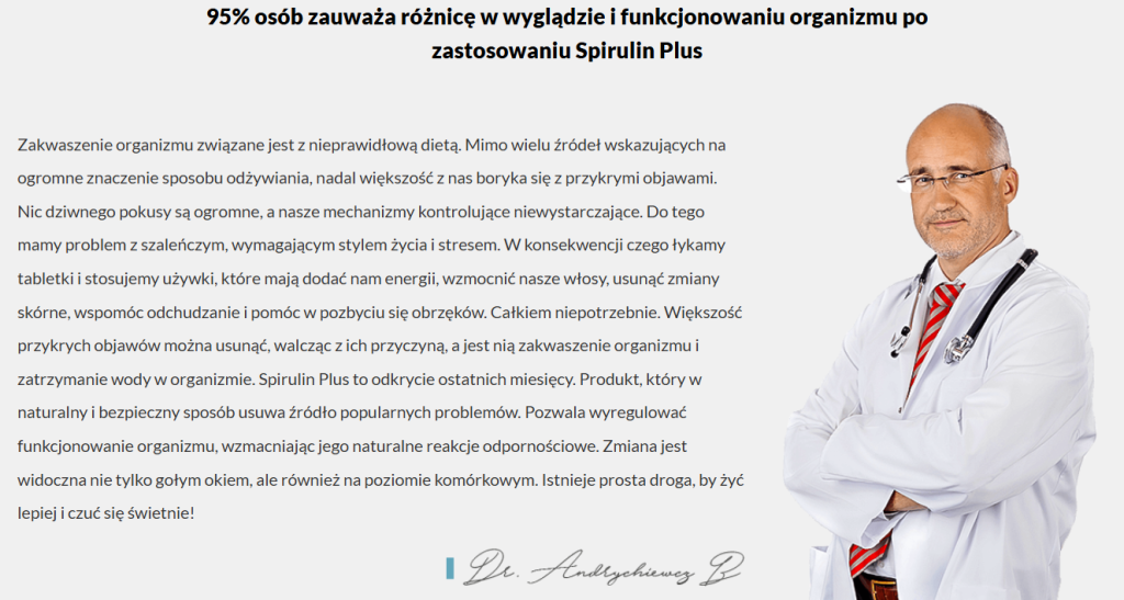 Spirulin Plus - oczyszczanie, odkwaszanie, detoksykacja organizmu, wzmocnienie układu odpornościowego, poprawa trawienia, wzrost energii i witalności, spirulina, pokrzywa, zielona herbata, chlorella, piperina